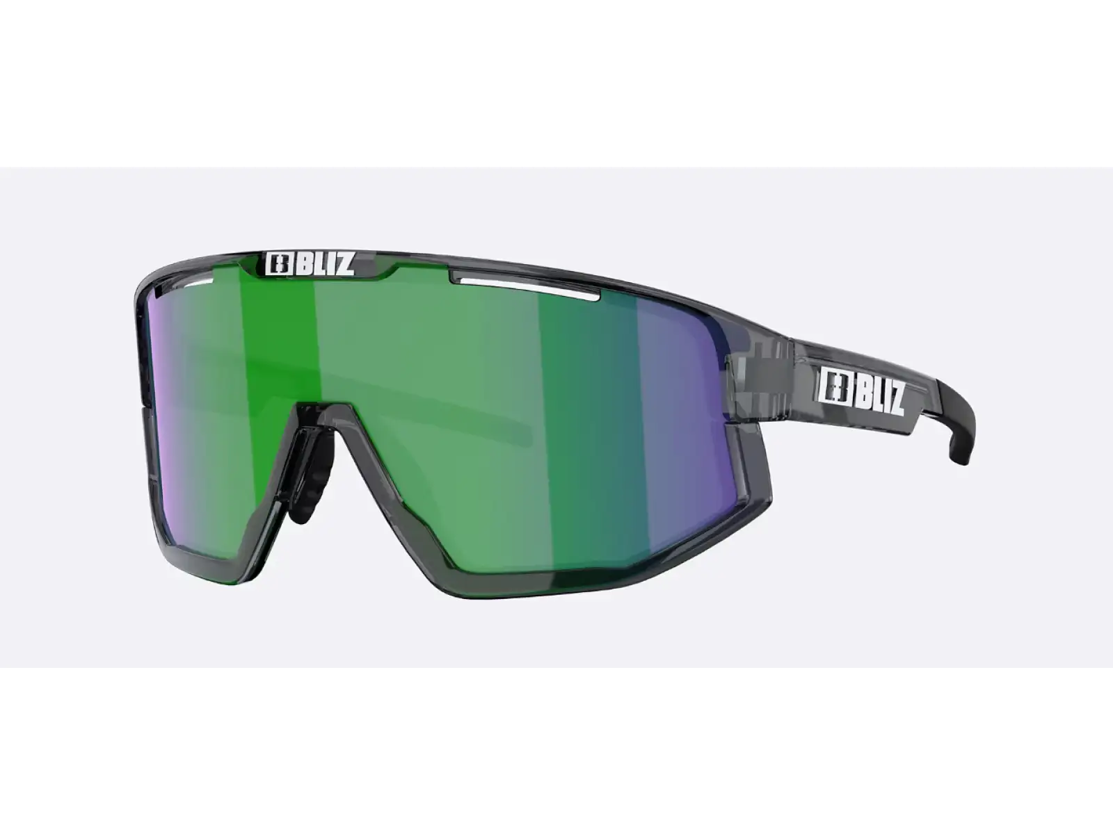Bliz Fusion Small slnečné okuliare Crystal Black/Brown Green Multi