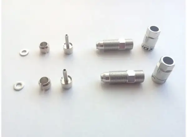 Quaxar sada koncoviek hadice pre hydraulické brzdy, veľký závit