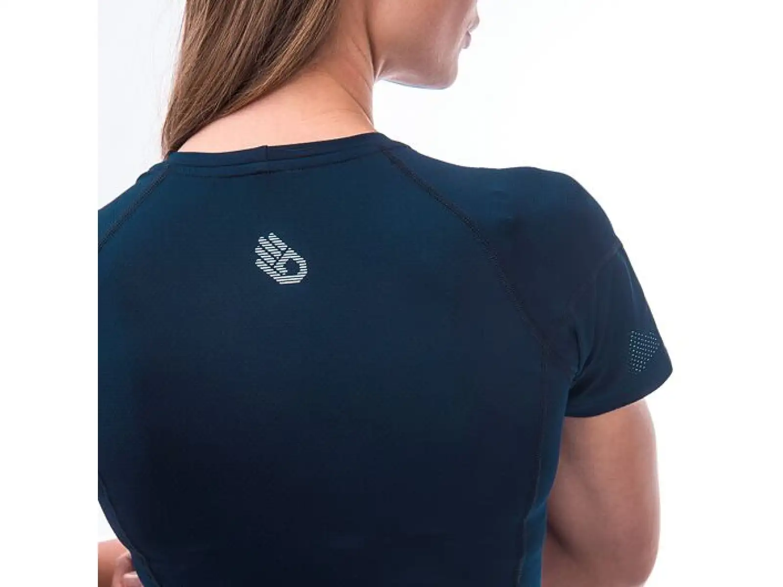 Sensor Coolmax Tech dámske tričko s krátkym rukávom Deep Blue
