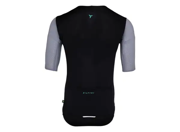 Silvini Auronzo pánsky dres krátky rukáv Black/Ocean