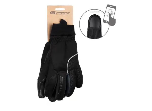 Force ARCTIC PRO zimné rukavice čierna