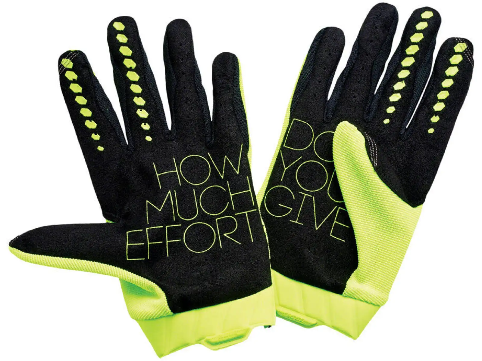 100% Geomatic pánske rukavice Fluo Yellow