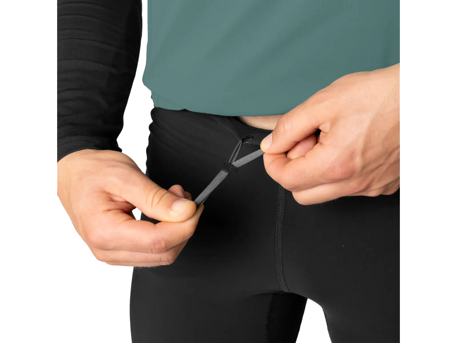 Dynafit Alpine 3/4 pánske bežecké nohavice Black Out