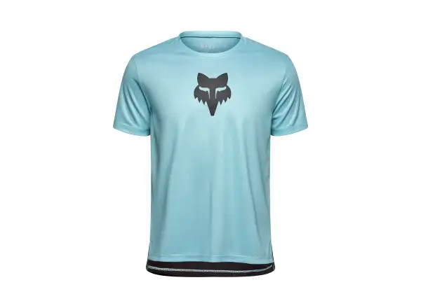 Fox Ranger Fox Head detský dres krátky rukáv Vintage Wash Blue