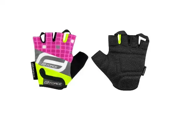 Detské rukavice Force Square fluo/ružové
