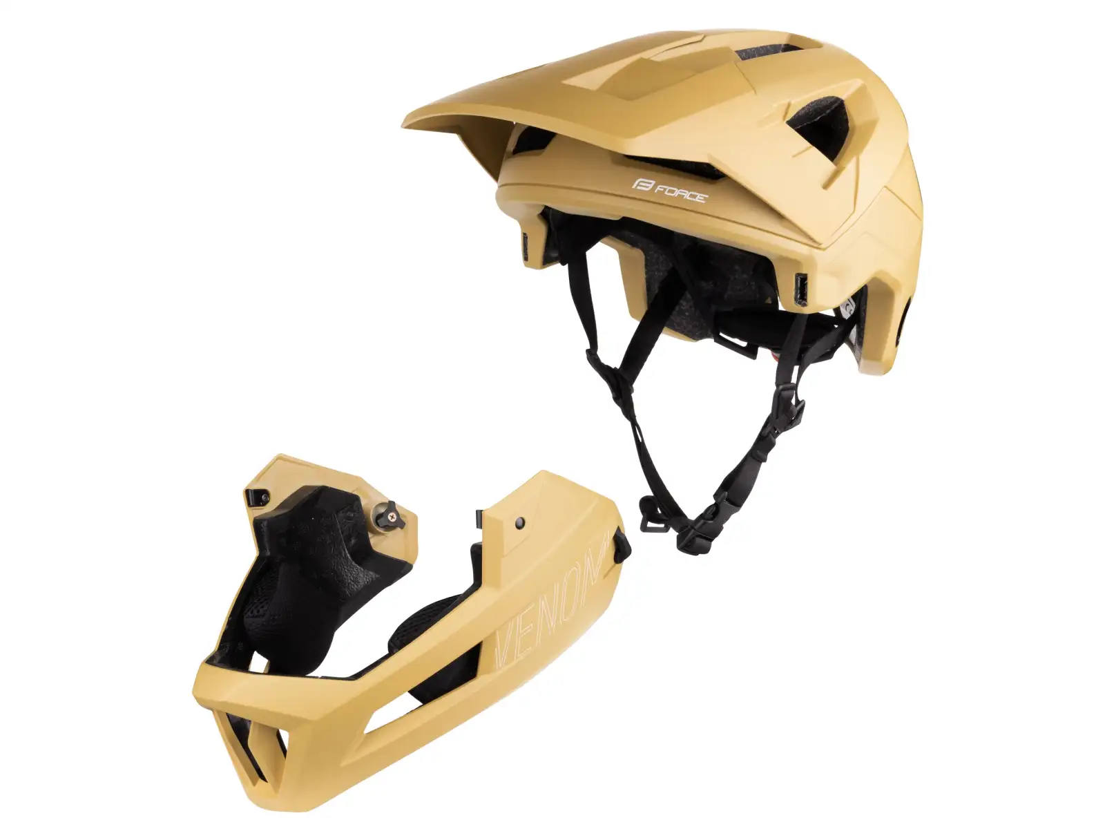 Force Venom downhill prilba hnedá