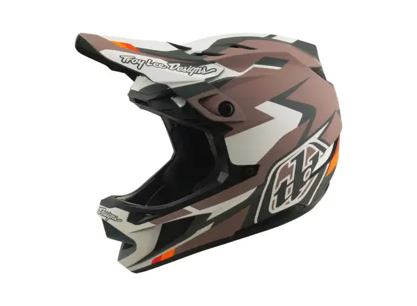 Troy Lee Designs D4 Polyacrylite MIPS prilba Roamer Clay