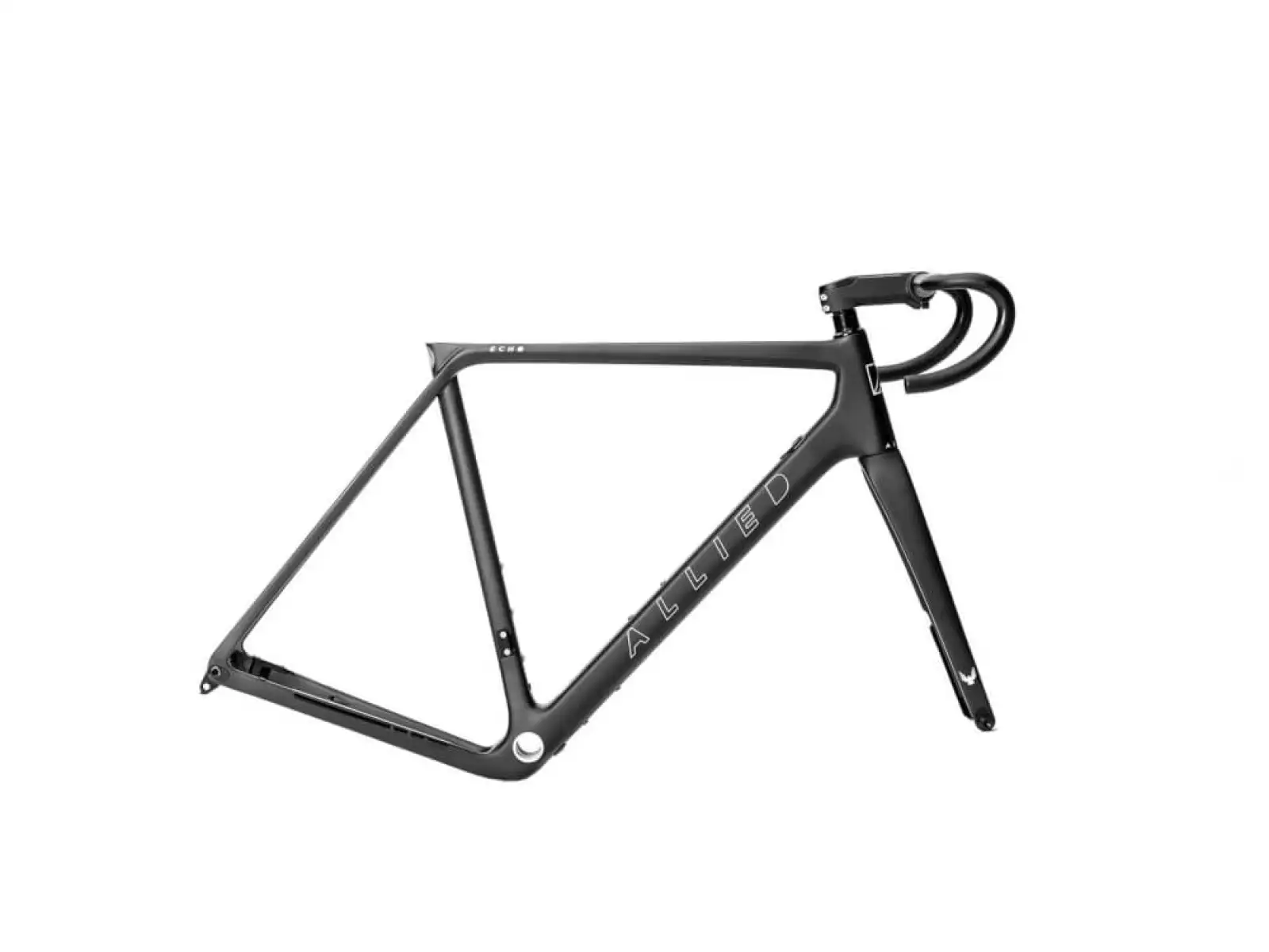 Allied Cycle Works Echo sada rámu na štrk s vidlicou Matte Black