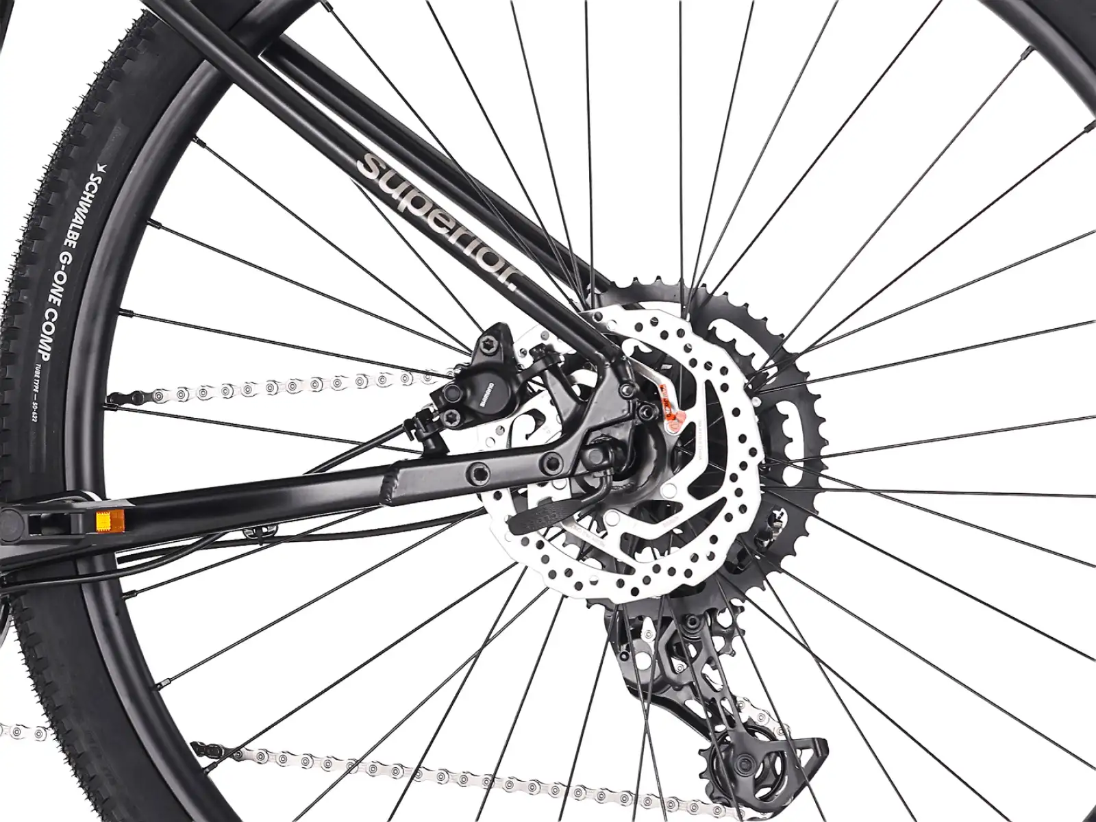 Superior Blox 6.4 MS mestský bicykel Matte Black