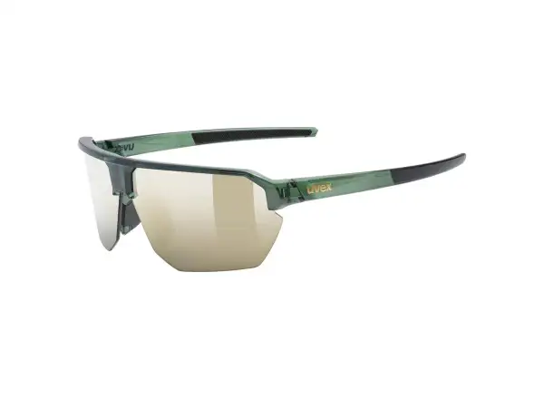 Uvex Vectiv Set slnečné okuliare Olive Transparent/Mirror Gold