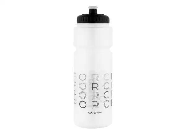 Force Enjoy cyklistická fľaša 750 ml transparentná/čierna
