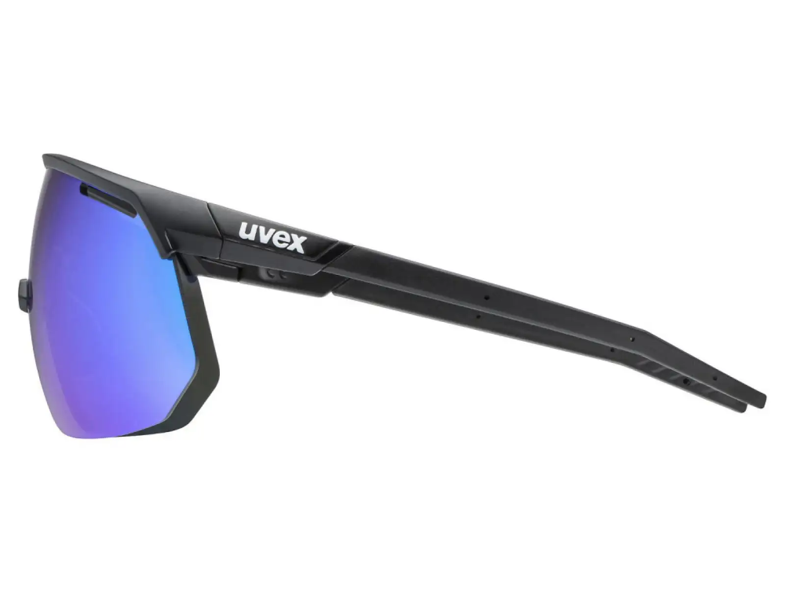 Uvex Pace One okuliare Black Matt/Mirror Blue