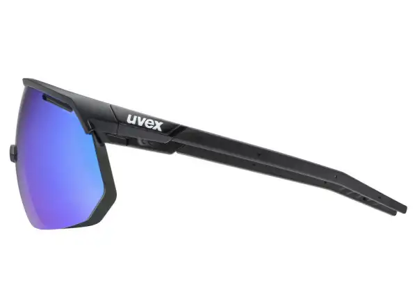Uvex Pace One okuliare Black Matt/Mirror Blue