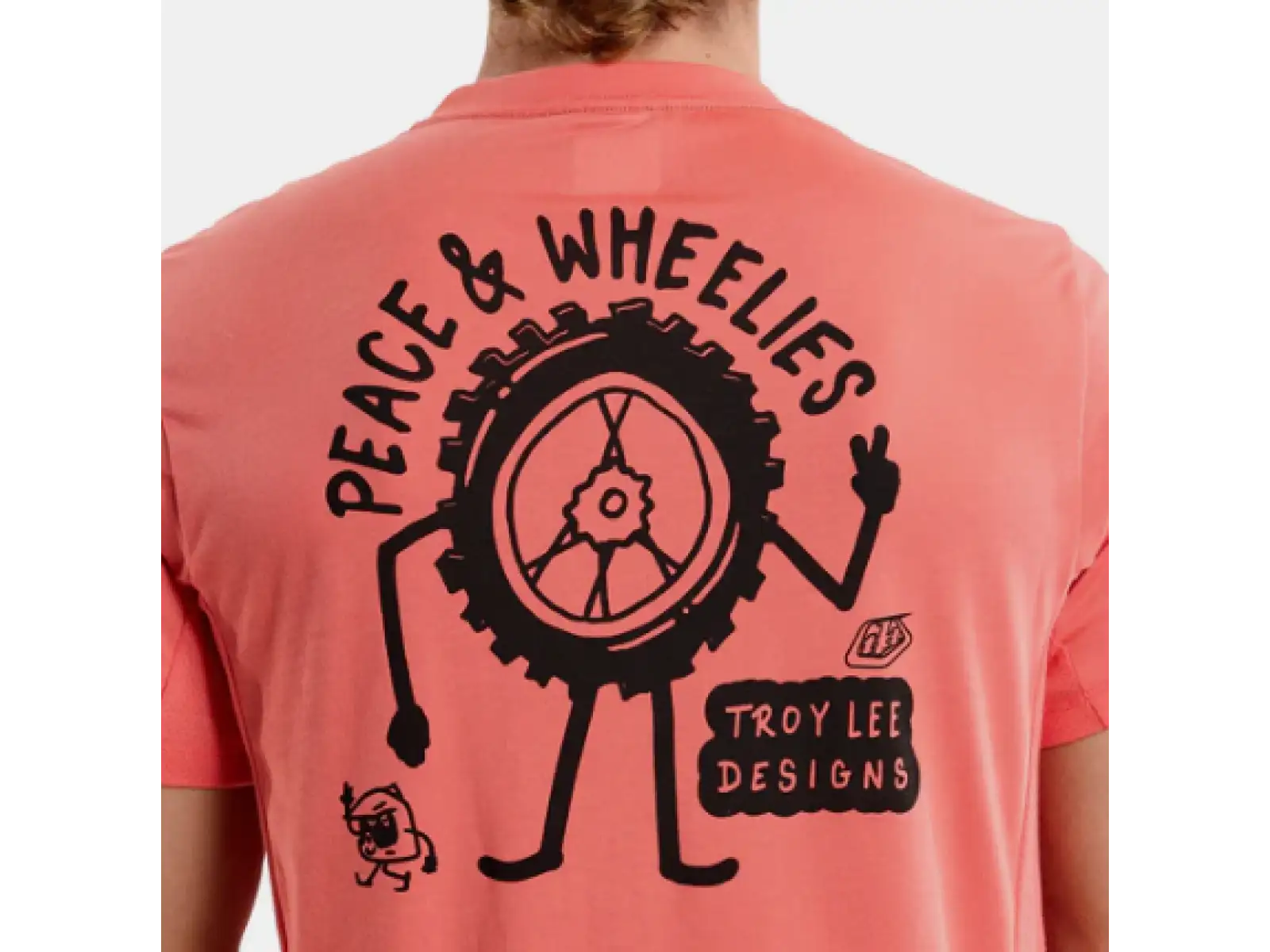 Troy Lee Designs Skyline Ride Tee pánsky dres krátky rukáv P&W Melon