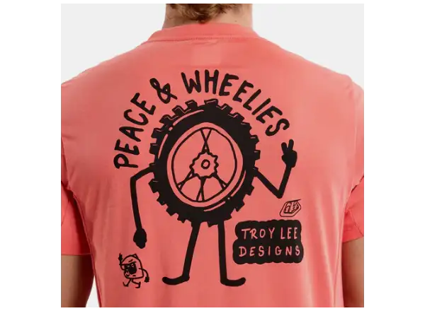 Troy Lee Designs Skyline Ride Tee pánsky dres krátky rukáv P&W Melon