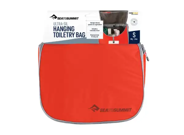 Sea to Summit Hanging Toiletry Bag Small závesná toaletná taška Spicy Orange