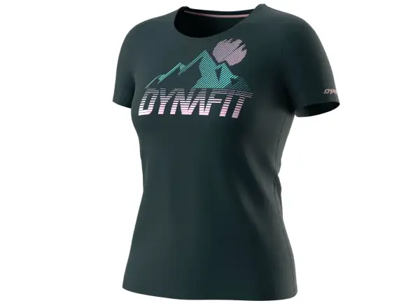 Dynafit Transalper Graphic dámske tričko krátky rukáv Blueberry