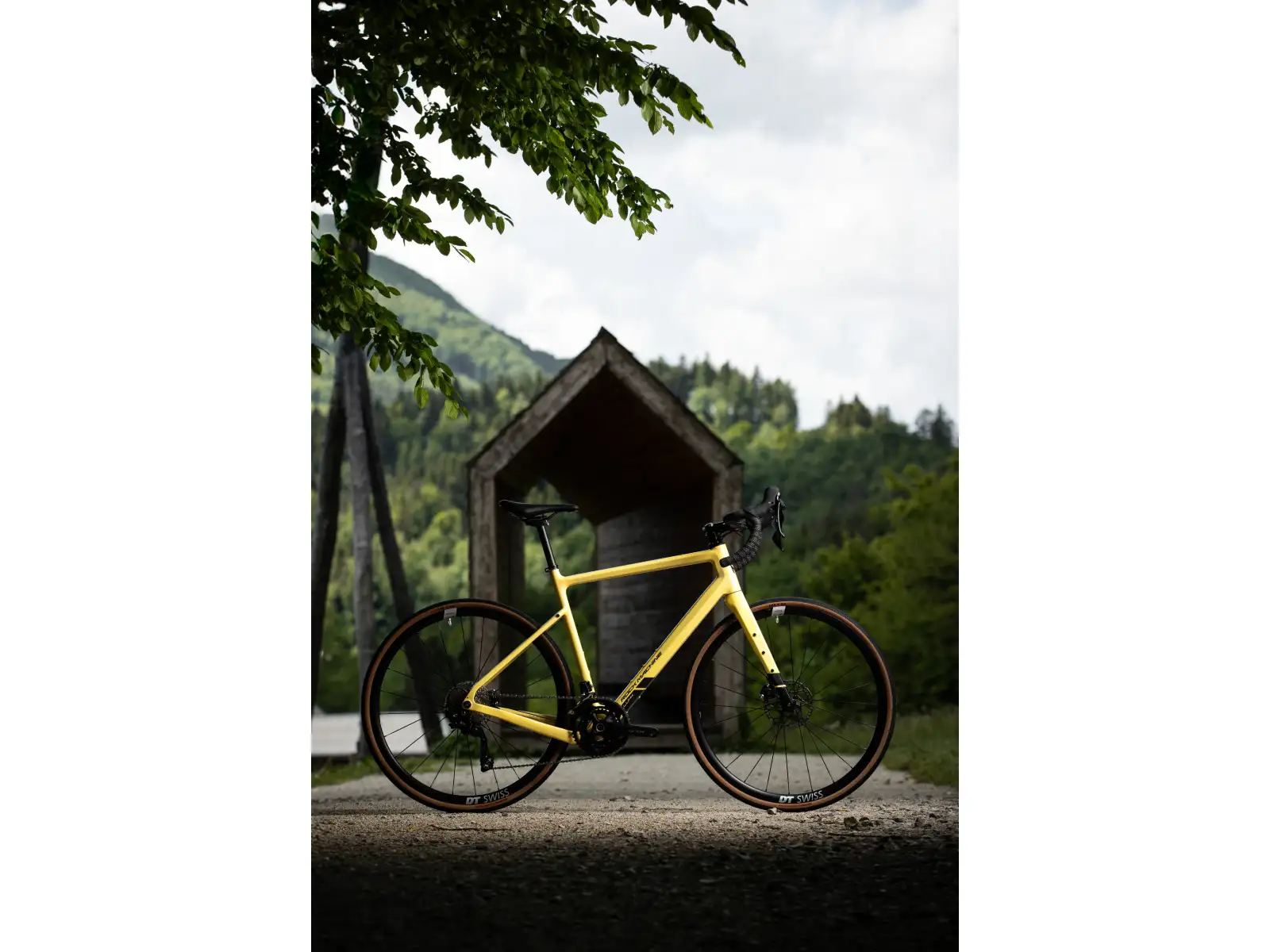 Rock Machine Lukk CR 60 gravel bicykel Gloss Sulfur Yellow