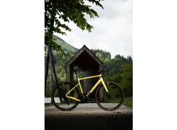 Rock Machine Lukk CR 60 gravel bicykel Gloss Sulfur Yellow