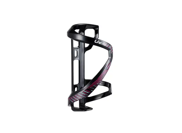 Liv Airway Sport košík na fľašu bočný pravý Black/Purple/Blue