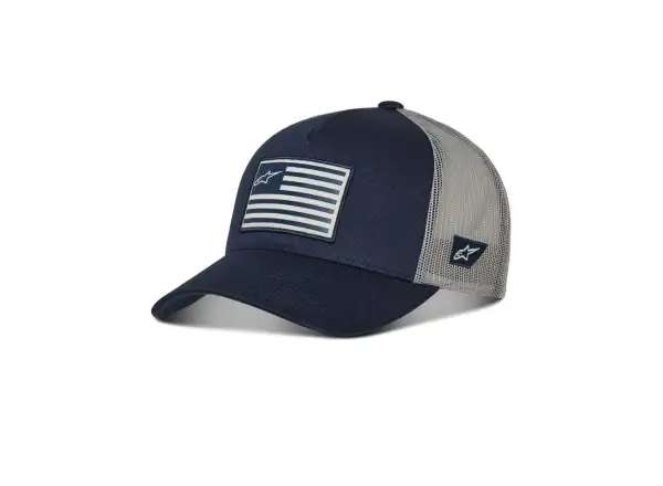 Alpinestars Flag Snapback šiltovka Navy Grey