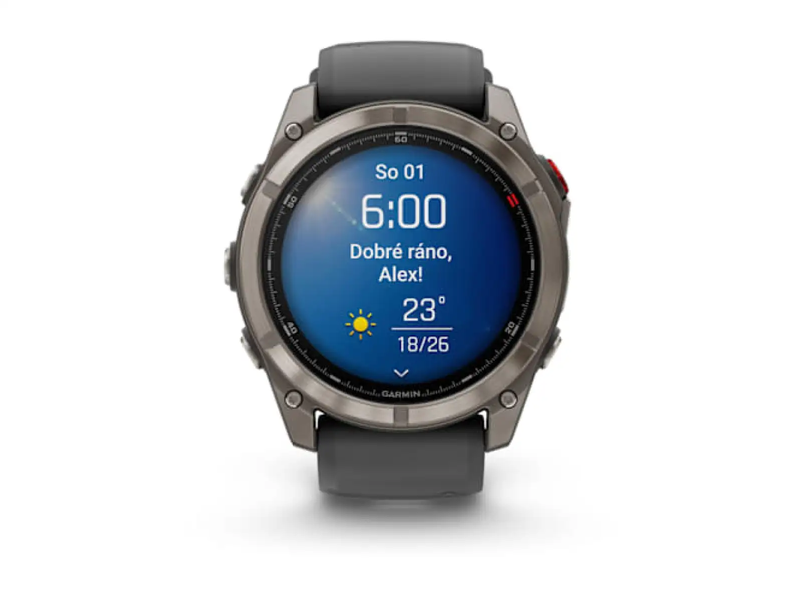 Garmin fenix 8 Pro 51 mm AMOLED Sapphire smart hodinky Titanium Graphite/Black