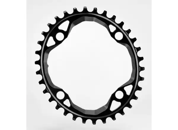 Absolute Black OVAL34 Prehadzovačka Shimano BCD104, 34z. oválna