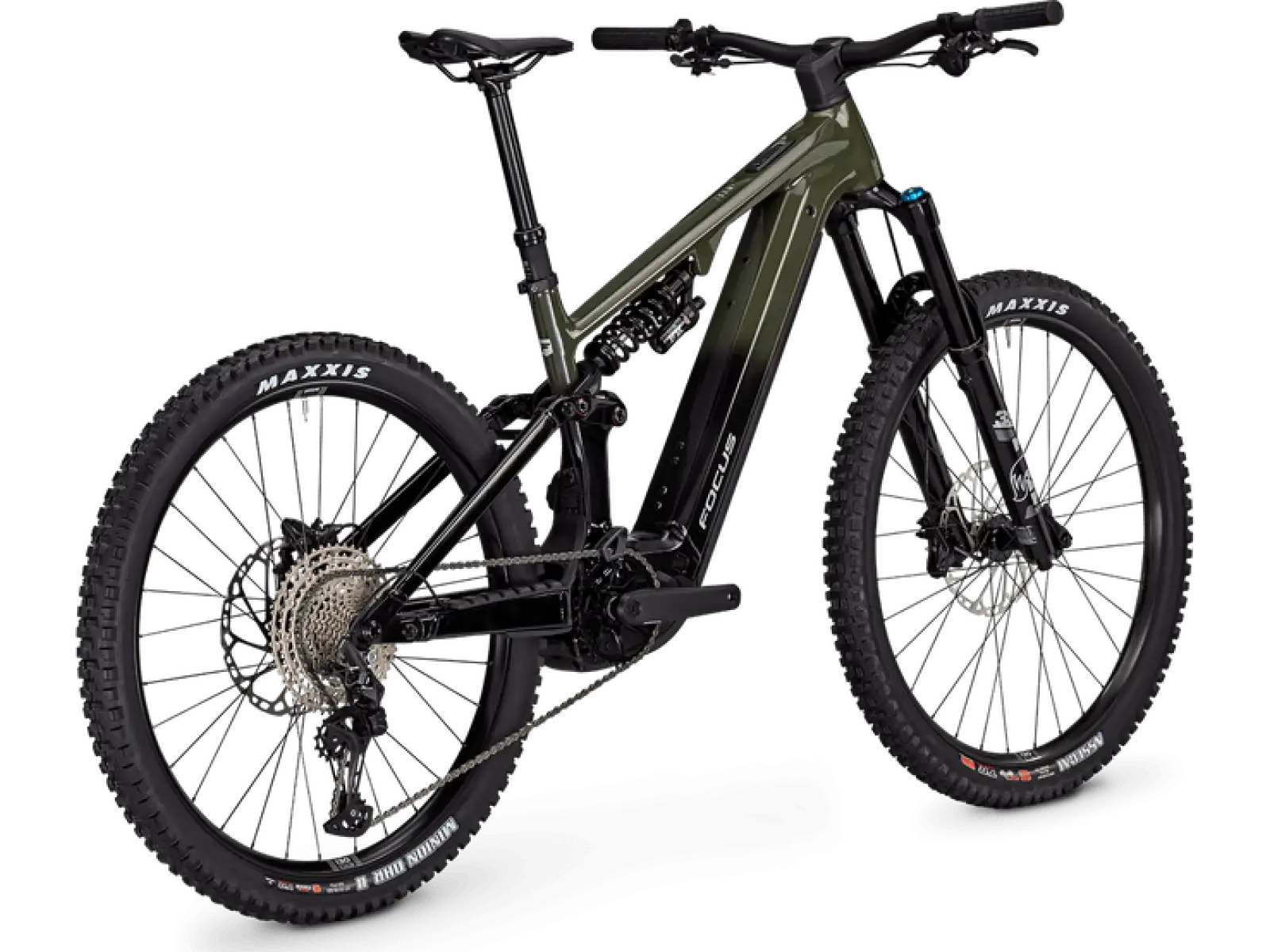 Focus SAM2 6.8 800 Wh celoodpružený elektrobicykel (Urbangreen/Magiclack)