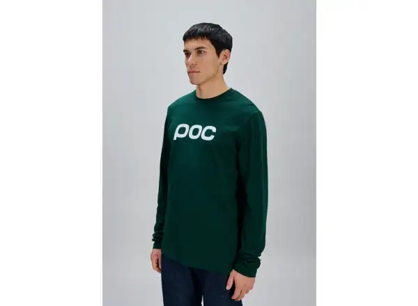 POC L/S Tee tričko s dlhým rukávom Pargasite Green
