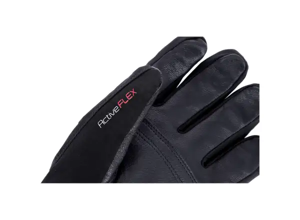 Viking Branson GTX pánske lyžiarske rukavice Black/Red