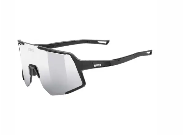 Uvex Sequenze cyklistické okuliare Black matt/Mirror Silver