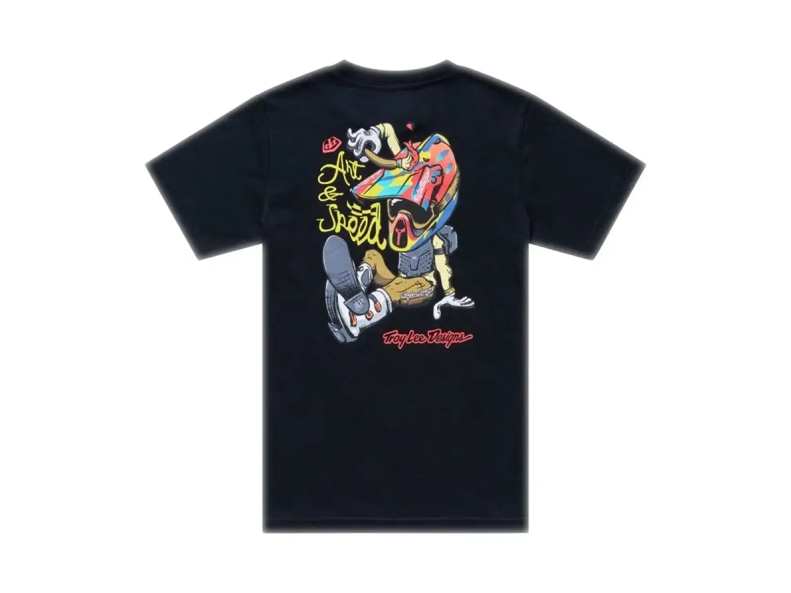 Troy Lee Designs Heritage detské tričko s krátkym rukávom Black