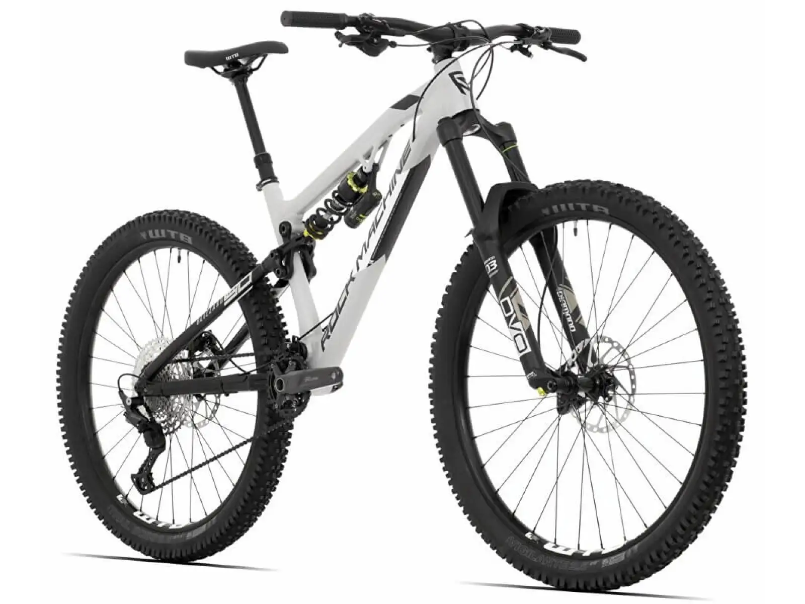 Rock Machine Blizzard 50-297 matná šedá/čierna/biela 29"/27,5" horský bicykel