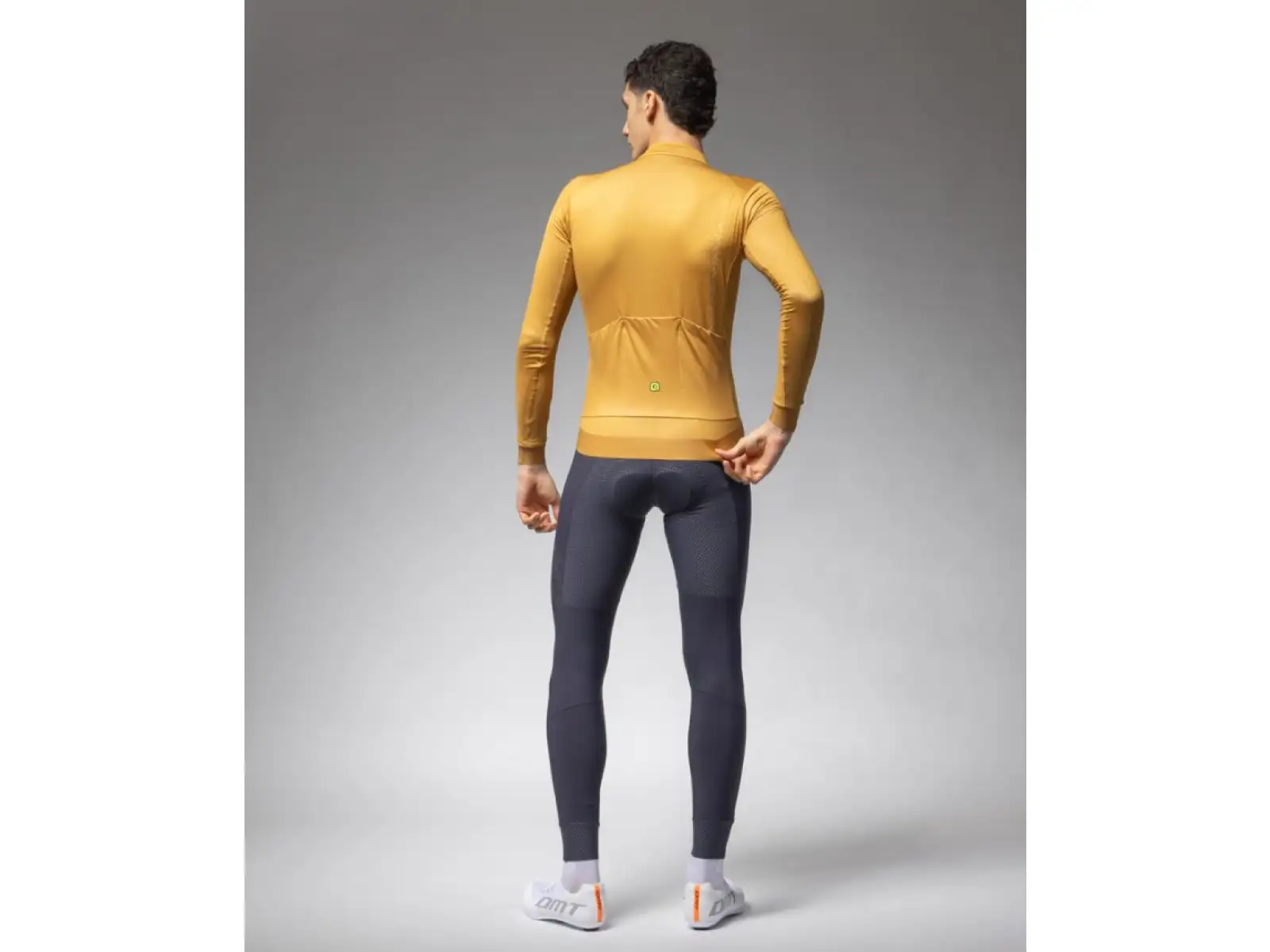 Alé PR-E Follow Me 2.0 pánsky zateplený dres dlhý rukáv Kashmir Yellow