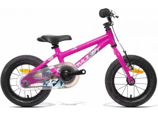 Amulet 12 Mini Lite ružový lesklý detský bicykel