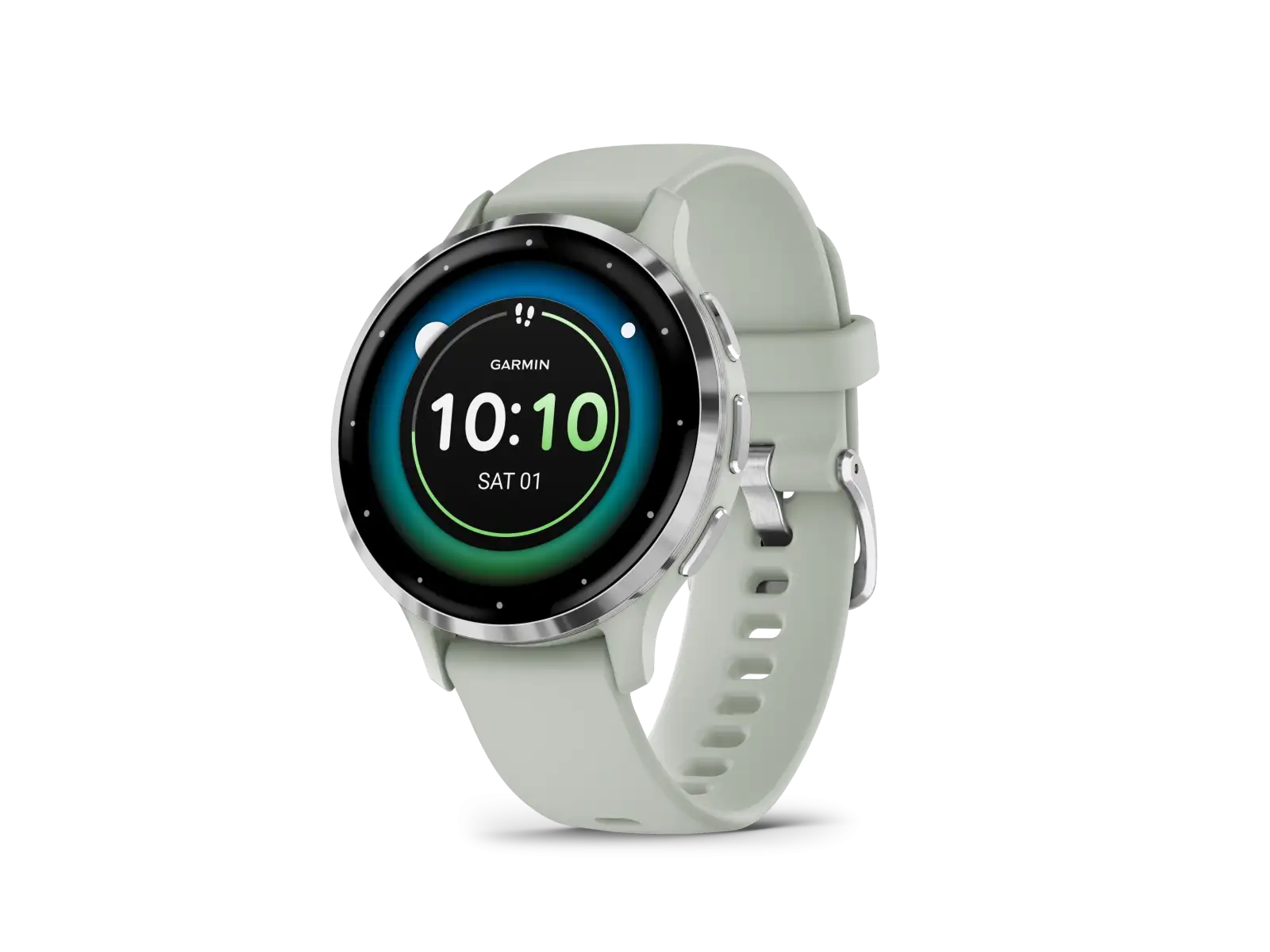 Garmin Venu 3S smart hodinky Silver/Sage Grey