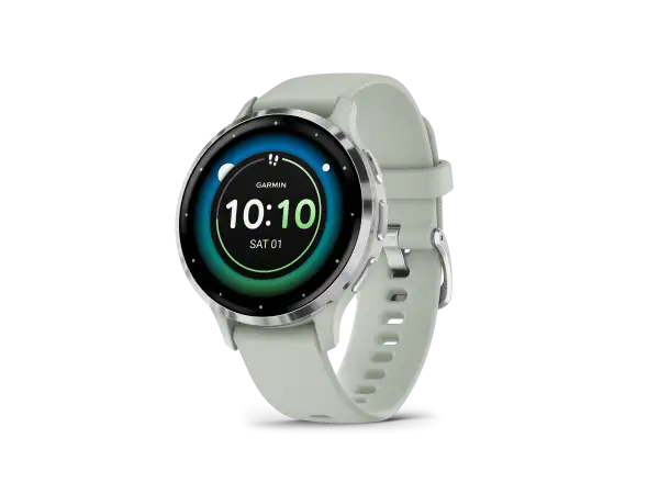 Garmin Venu 3S smart hodinky Silver/Sage Grey