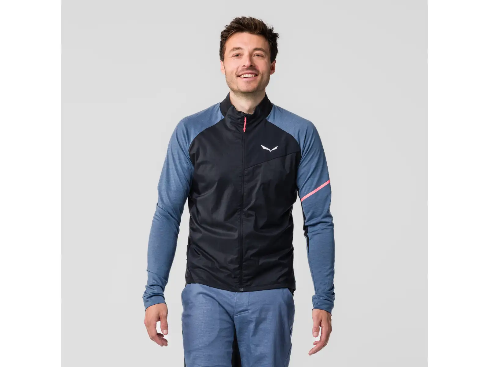 Salewa Vento AM HYB pánska bunda Black Out