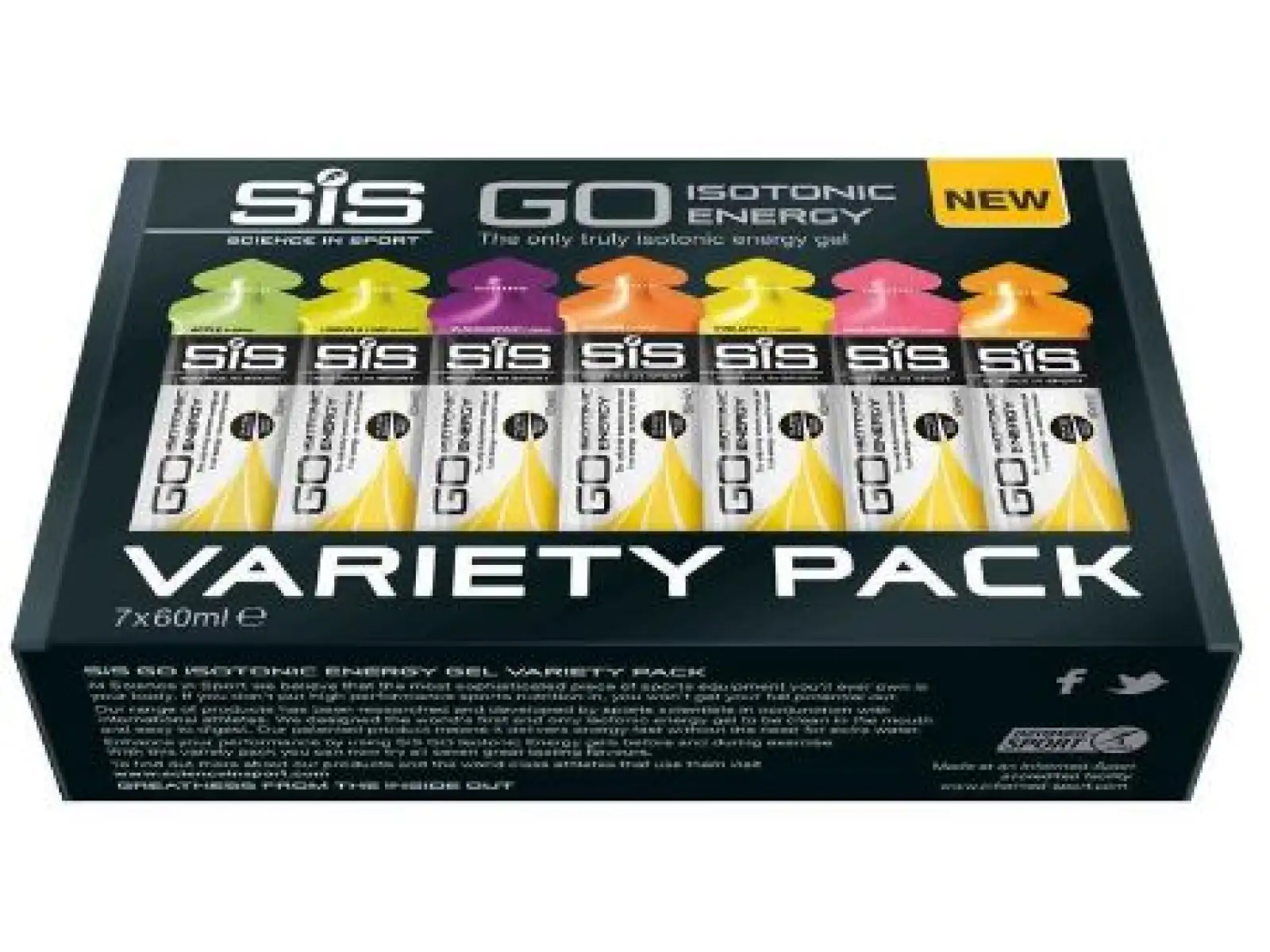 SiS Go Isotonic Variety Pack 7x60 ml