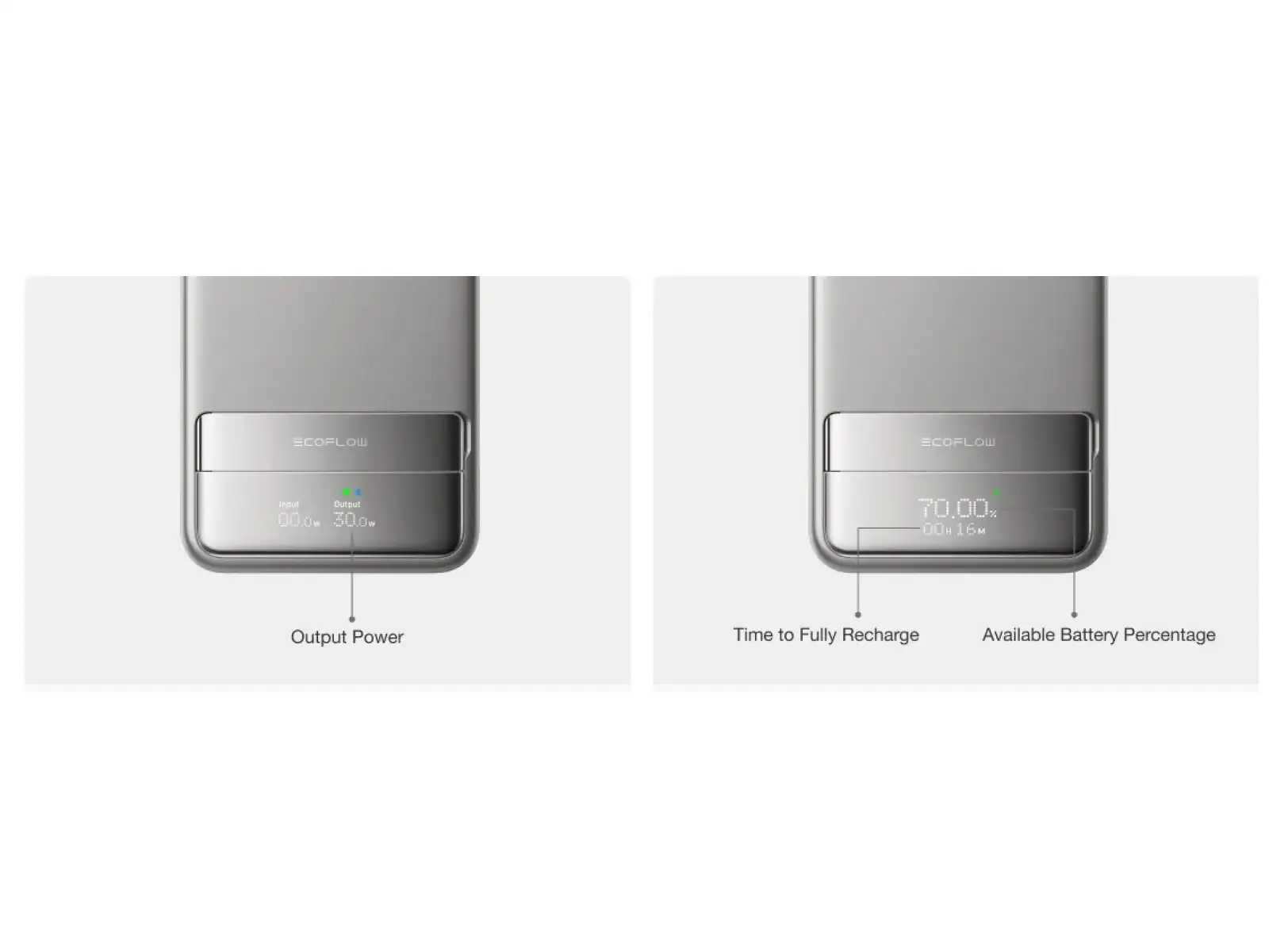 EcoFlow RAPID 10000 mAh magnetická powerbanka strieborná