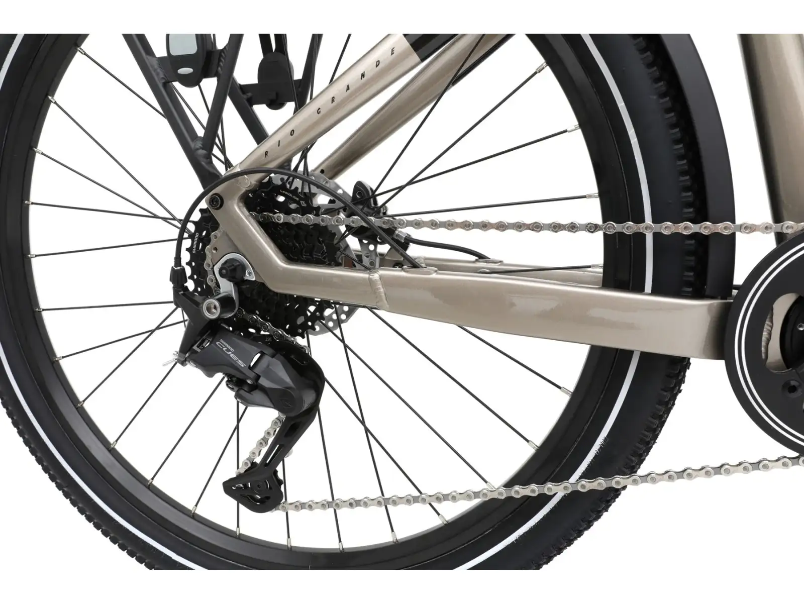 Apache Rio Grande 3 MX 720 Wh nízkonástupový elektrobicykel Cappuccino