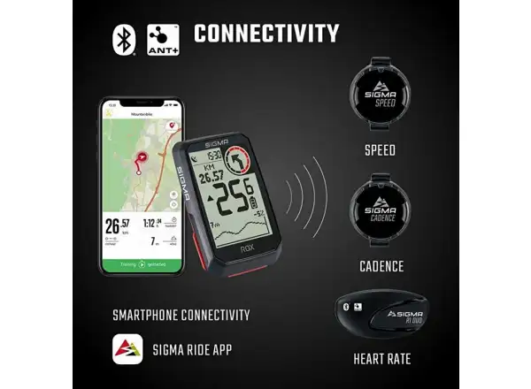 Sigma ROX 4.0 GPS počítač SET so senzormi čierny