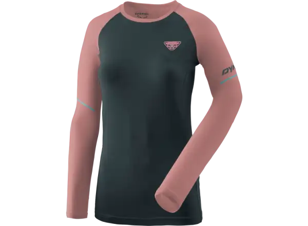 Dynafit Alpine Pro Dámske tričko s dlhým rukávom Blueberry/Mokarosa