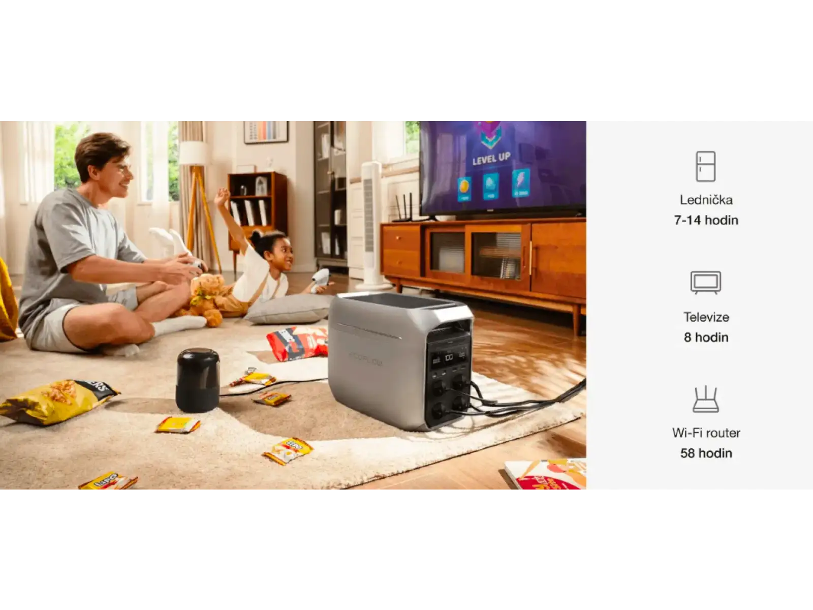 EcoFlow DELTA 3 Plus nabíjacia stanica