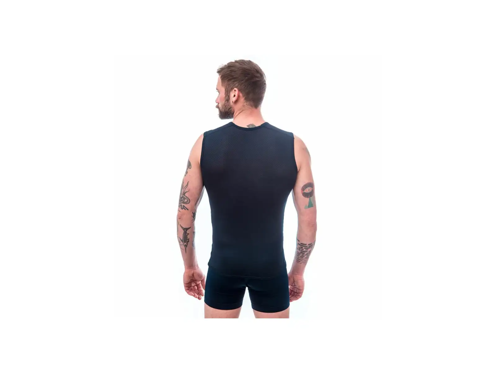 Sensor Coolmax Air pánske tričko bez rukávov Deep Blue
