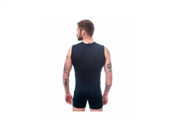 Sensor Coolmax Air pánske tričko bez rukávov Deep Blue