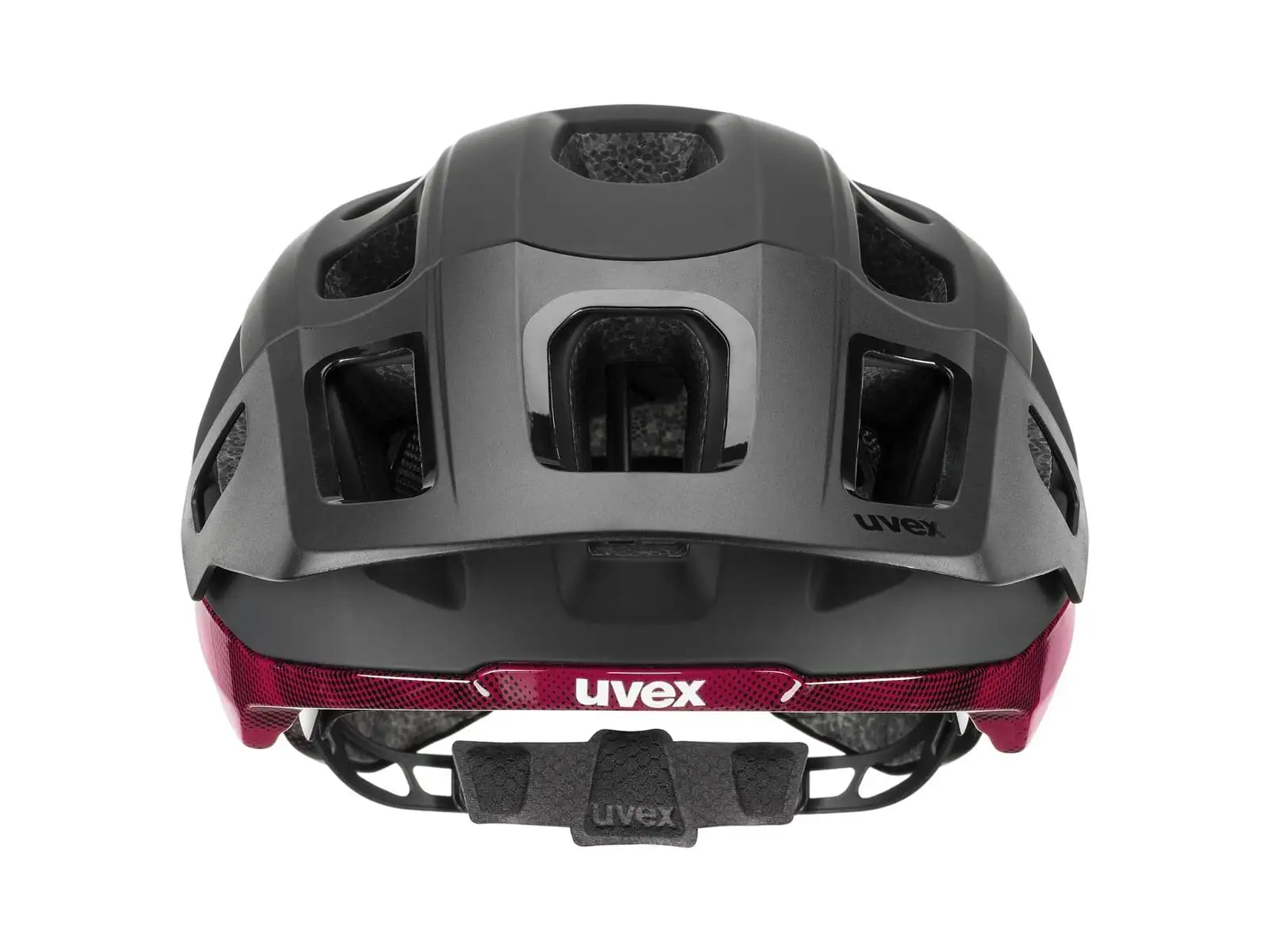 Prilba Uvex React Mips Black/Ruby Red Matt