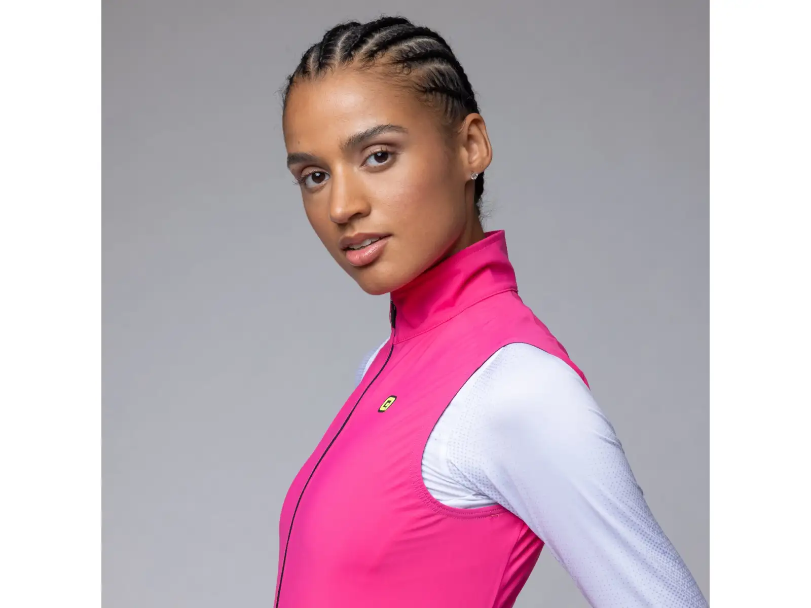 Alé Klimatik Guscio Racing 2.0 dámska cyklistická vesta Fuchsia