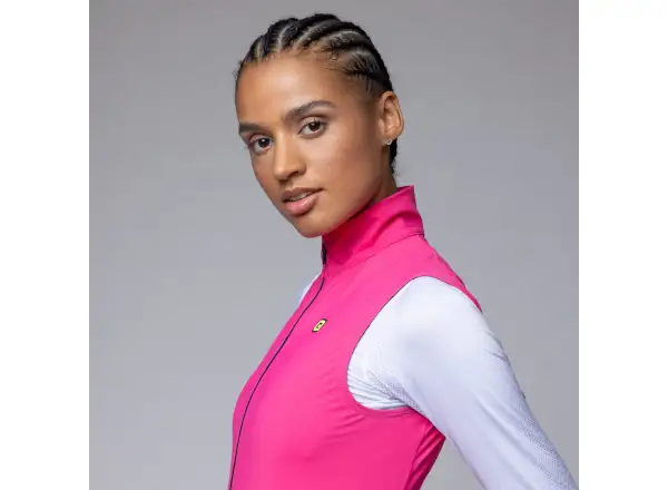 Alé Klimatik Guscio Racing 2.0 dámska cyklistická vesta Fuchsia