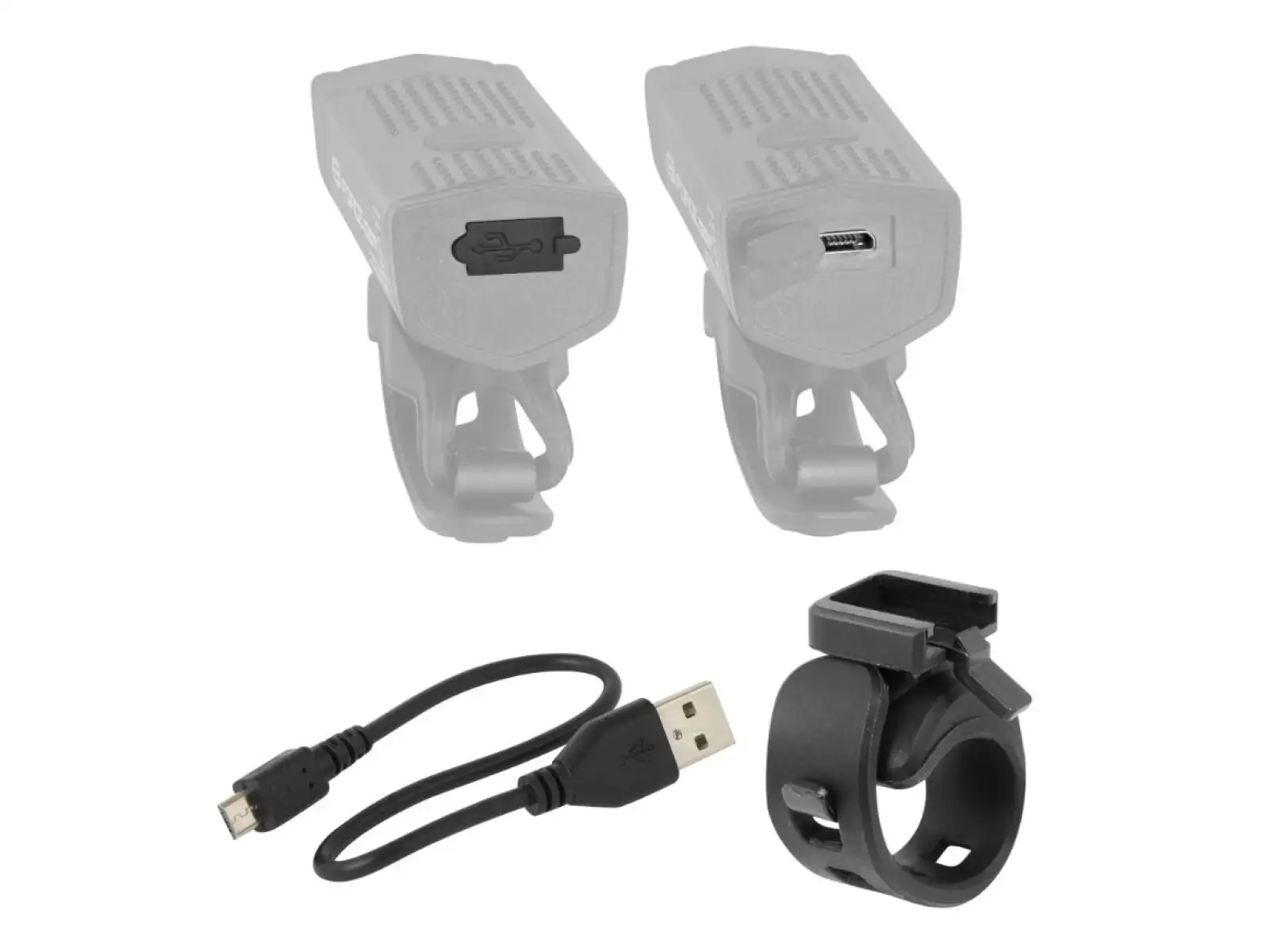 Force Dot sada svetiel predné a zadné USB